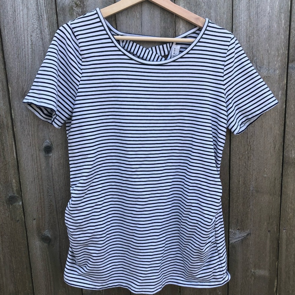 Stretchy Striped Maternity Top